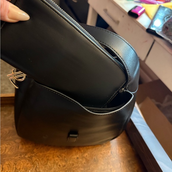 YSL Black Leather Bag with large size wallet d - Picture 4 of 4